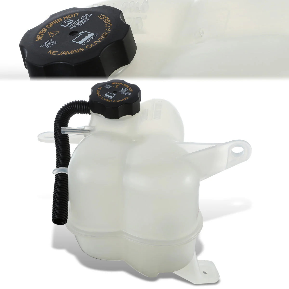 2007 Cadillac CTS 2.8L 3.6L 6.0L Coolant Overflow Reservoir w/ Cap