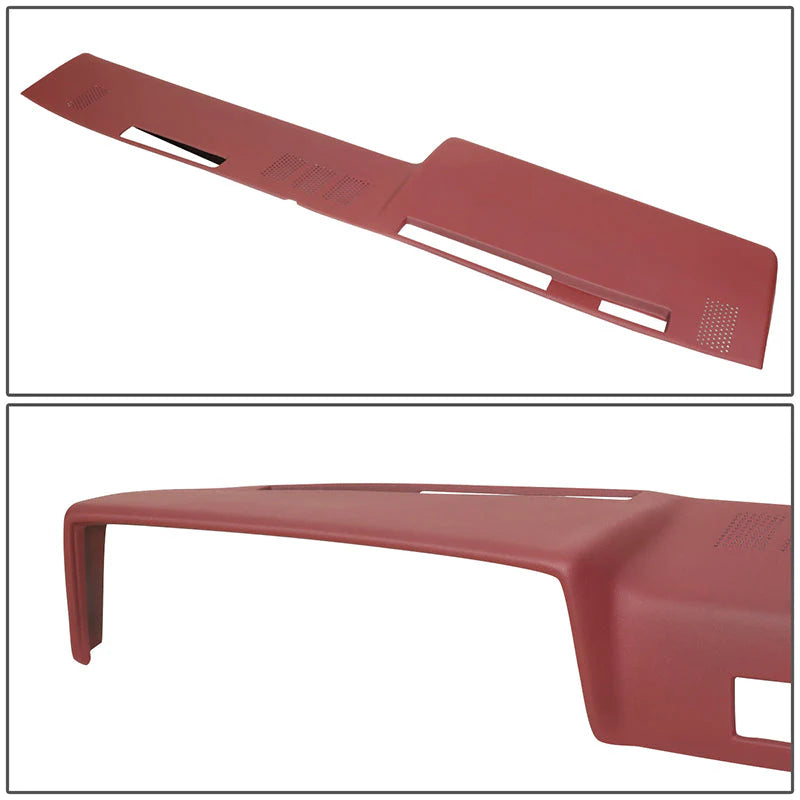 Maroon Dash Cap Cover Bezel Overlay 81-91 Chevy GMC C/K/R/V Pickup Suburban