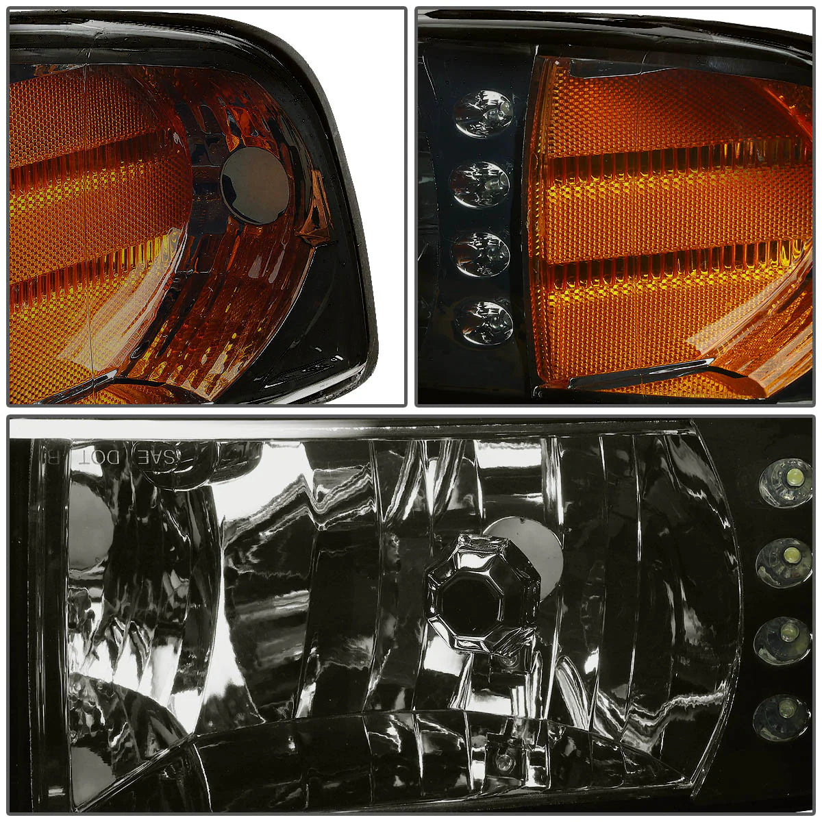 LED DRL Headlights 94-02 Dodge Ram 1500 2500 3500