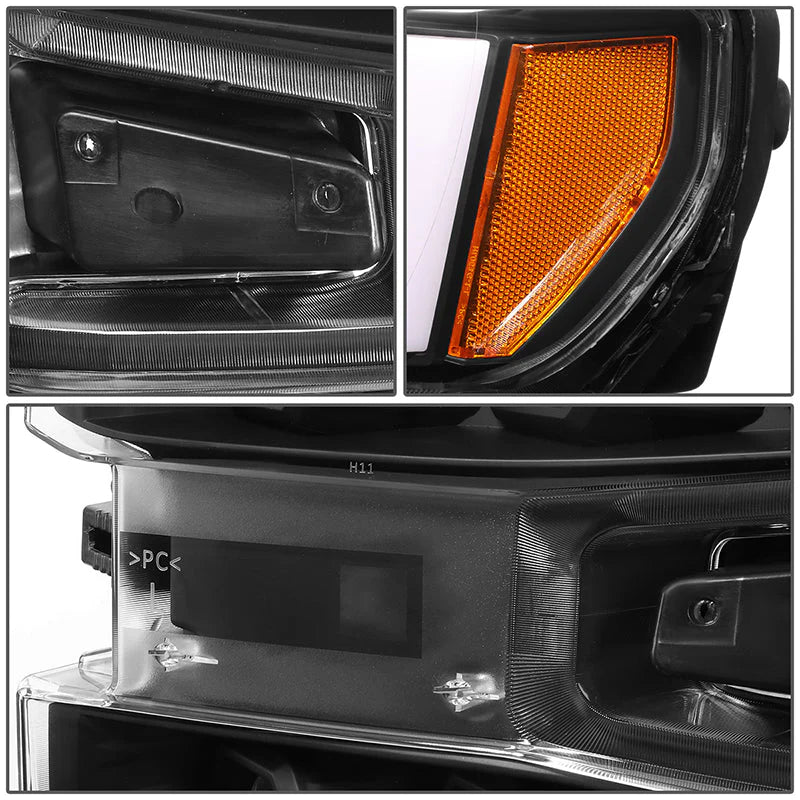 LED DRL Projector Headlights 19-21 Chevy Silverado 1500