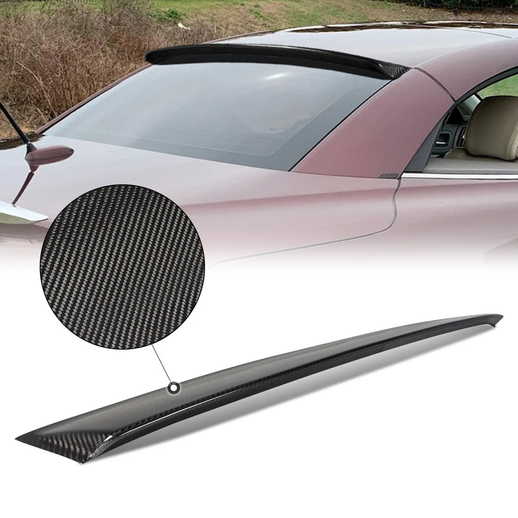 08-13 Infiniti G37 Coupe Rear Window Roof Spoiler - Carbon Fiber