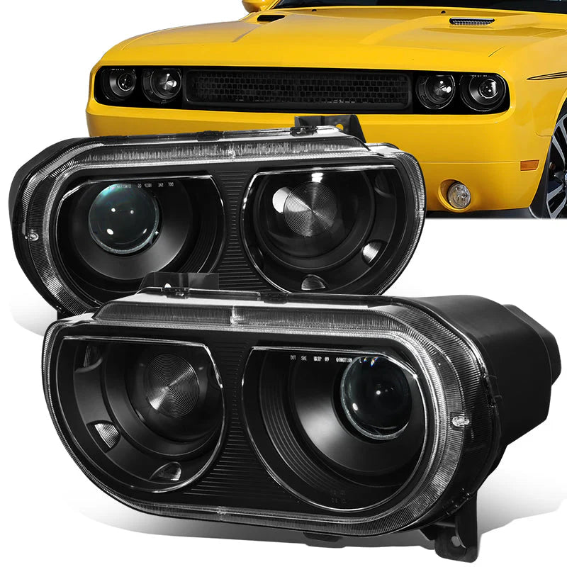 Projector Headlights 08-14 Dodge Challenger