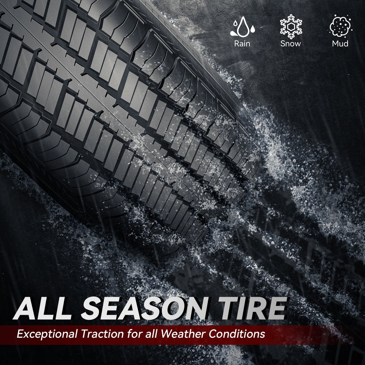 1-Piece 15 in. Trailer Tire & Rim Assembly 5 X 114.3 Bolt Pattern / 84.1mm Centerbore Wheel Hubs