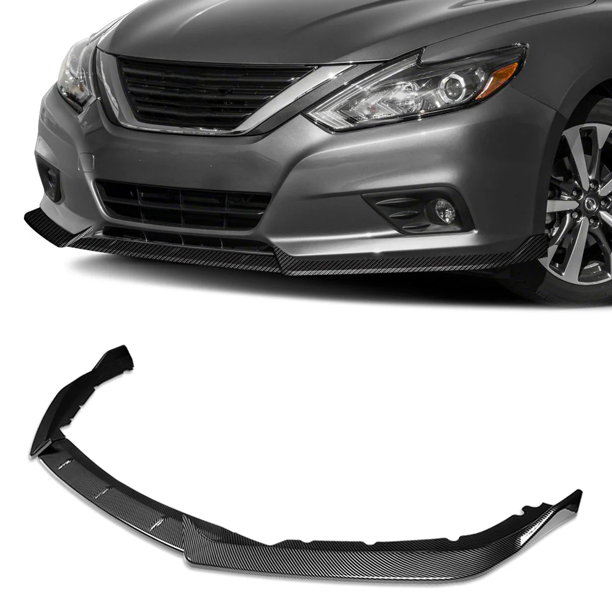 STP-Style Front Bumper Lip 16-18 Nissan Altima