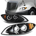 LED DRL Halo Projector Headlights 09-18 International Harvester ProStar