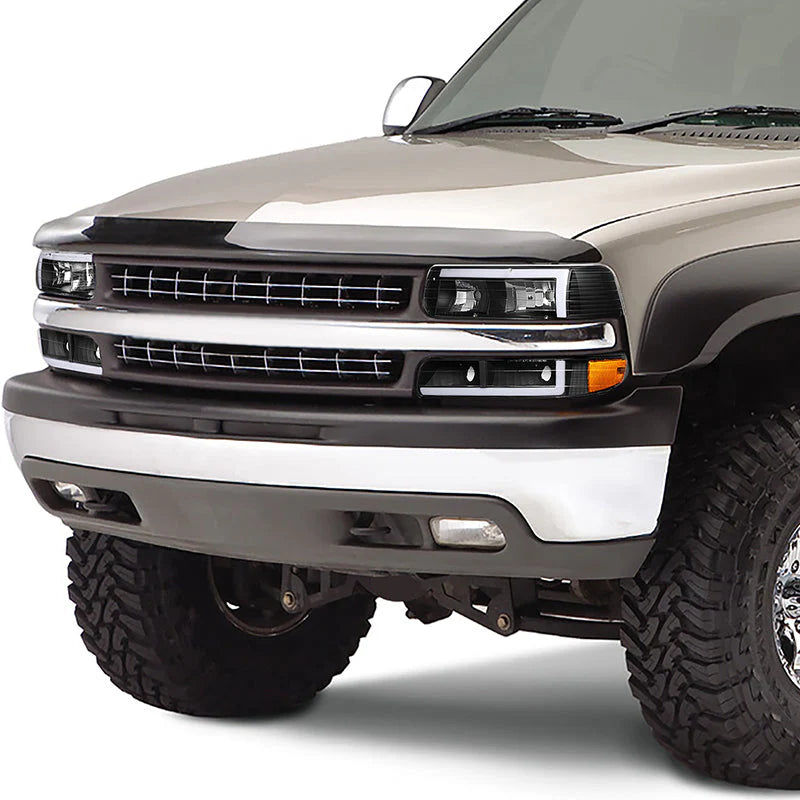 LED DRL Headlights 99-02 Chevy Silverado 1500-3500, 00-06 Suburban 1500 2500 Tahoe