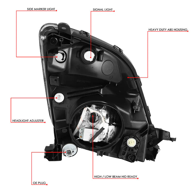 Factory Style Headlights 06-09 Toyota Prius