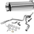 Cat-Back Exhaust w/3.5 in. OD Stainless Steel Muffler Tip 15-20 Ford F-150 2.7L 3.5L 5.0L