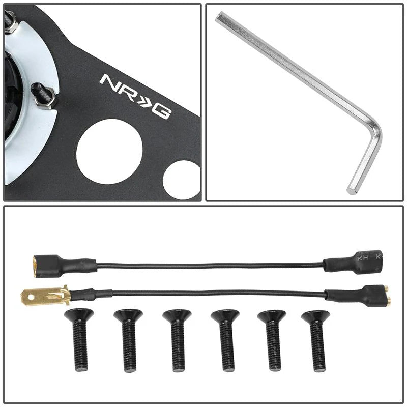 350mm M Stitching Style Aluminum Steering Wheel Universal