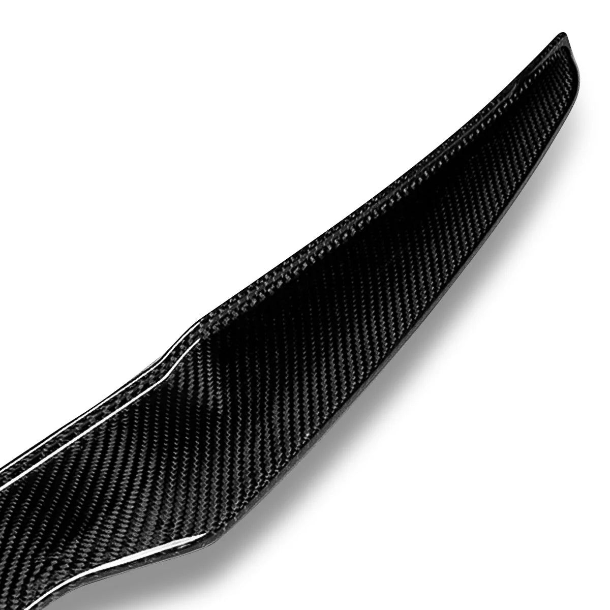 V-Style Carbon Fiber Rear Trunk Lid Spoiler 17-21 Audi A4 Quattro Sedan