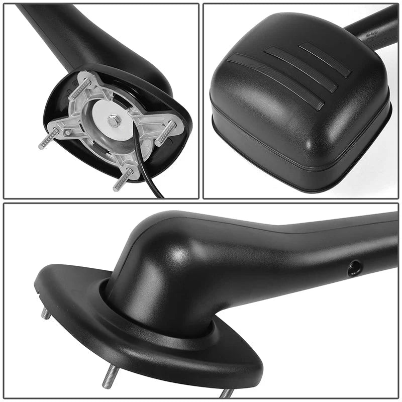 Performance Series Side Hood Mirrors (Black) 08-17 Freightliner Cascadia