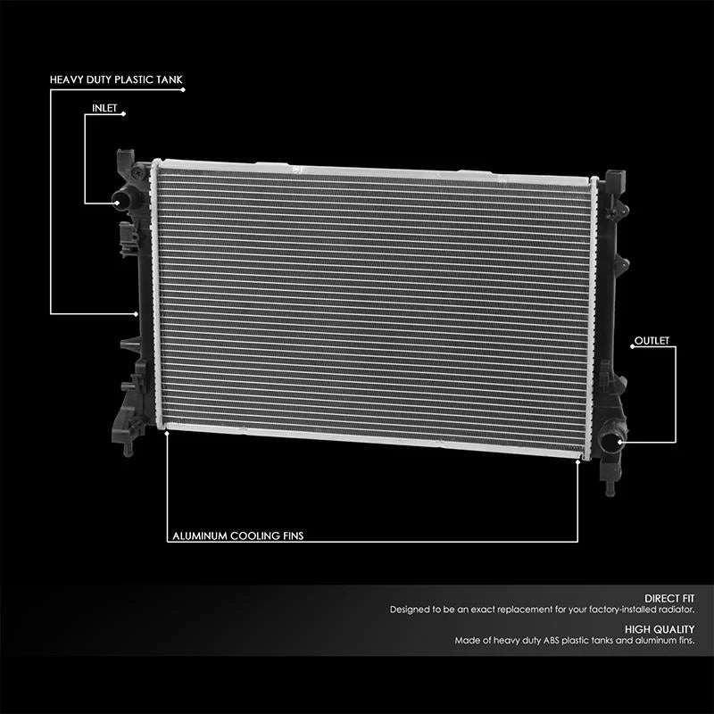 13245 Replacement Radiator 12-19 Fiat 500 AT