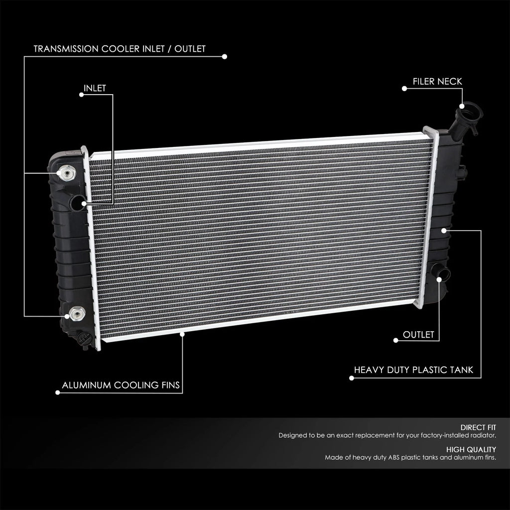 1216 Replacement Radiator 91-94 Chevy Lumina, 92-93 Pontiac Grand Prix