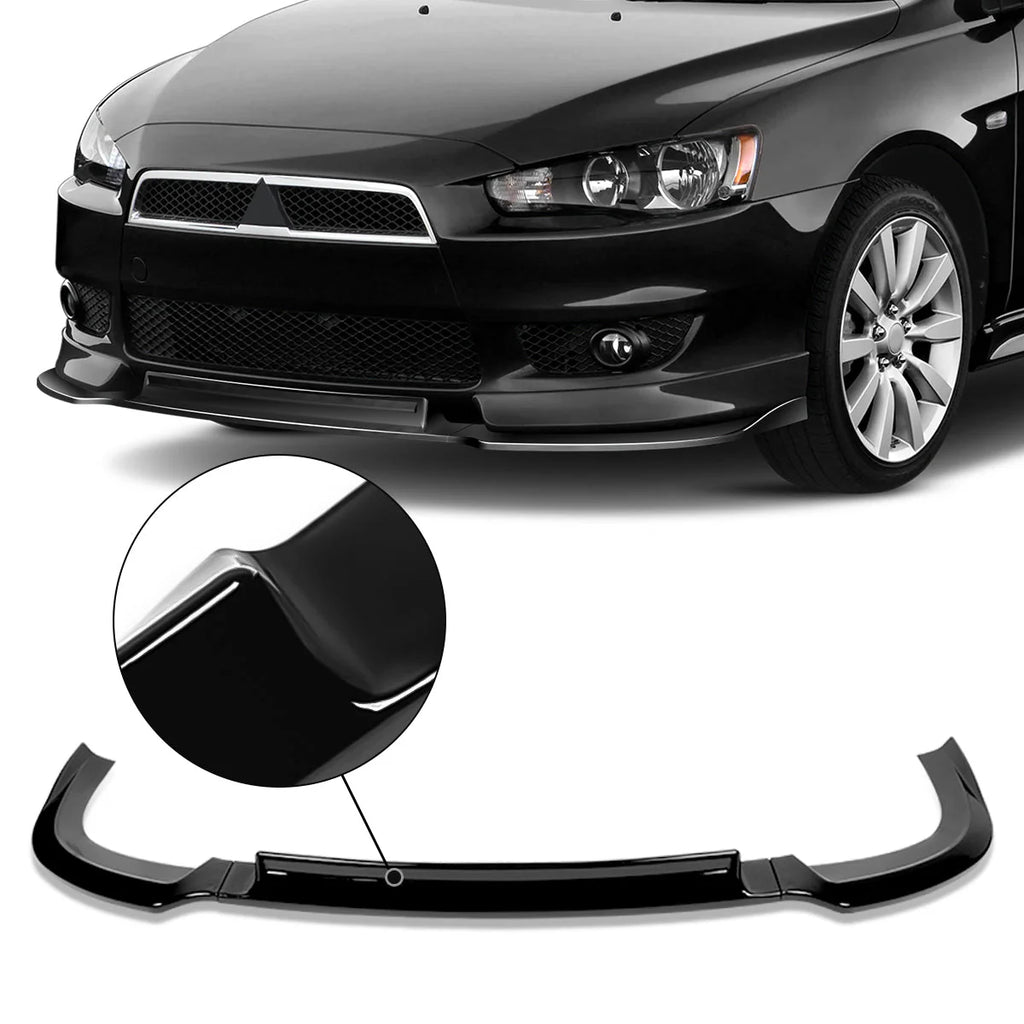 RA-Style Front Bumper Lip 08-15 Mitsubishi Lancer