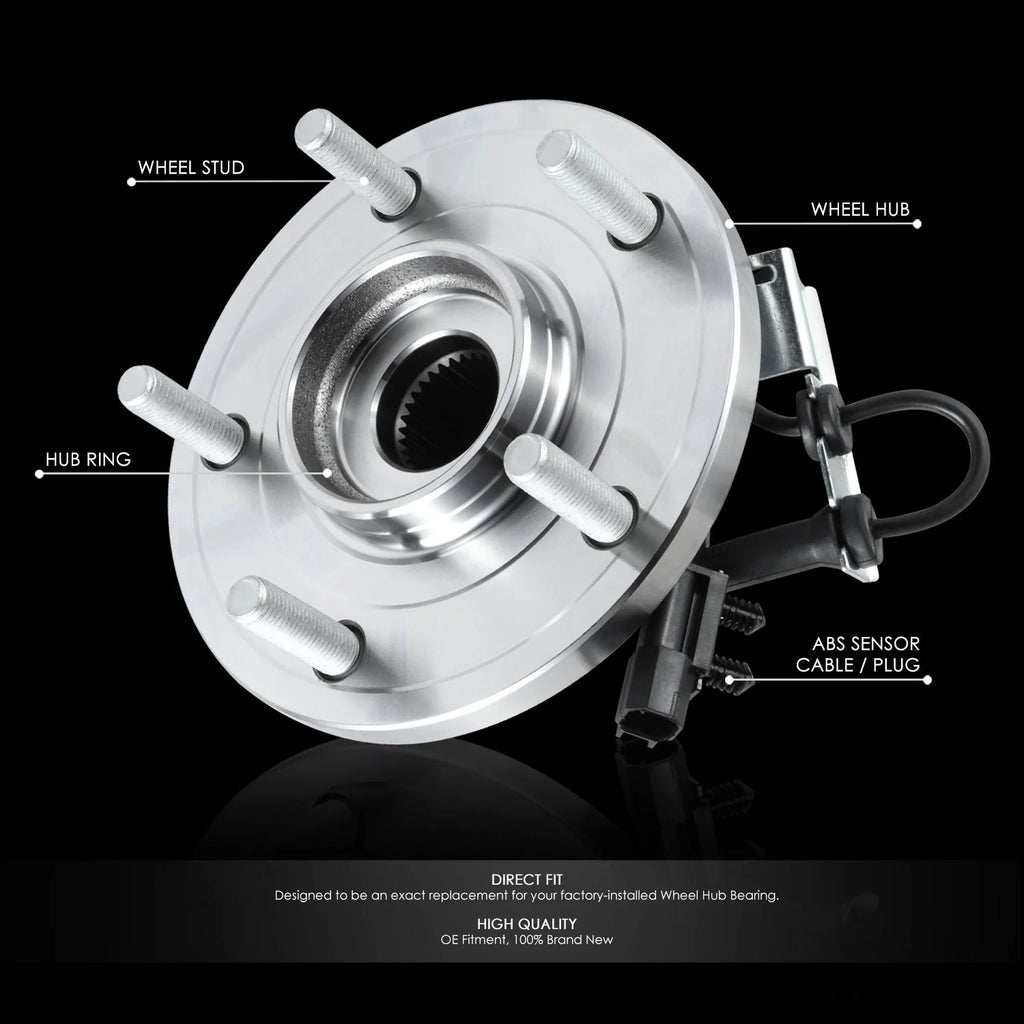 Front Left or Right Side Wheel Bearing & Hub Assembly 08-20 Dodge Grand Caravan, 12-15 Ram C/V FWD