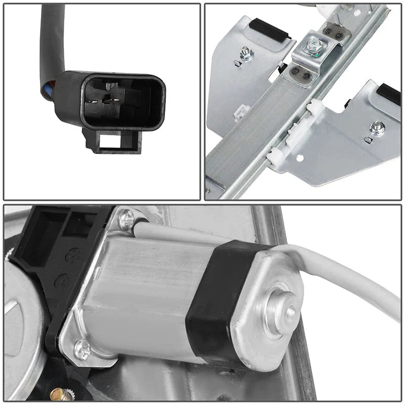 07-13 Chevy Silverado GMC Sierra Extended Cab Power Window Regulator w/Motor - Rear Left Driver Side