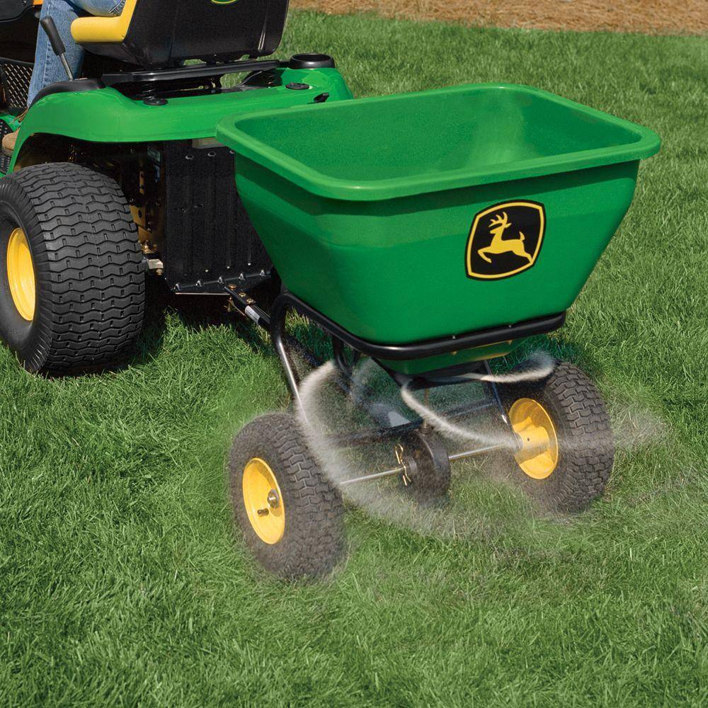 2026 175 lb Tow-Behind Broadcast Spreader, Rustproof Poly Hopper, Universal Fit