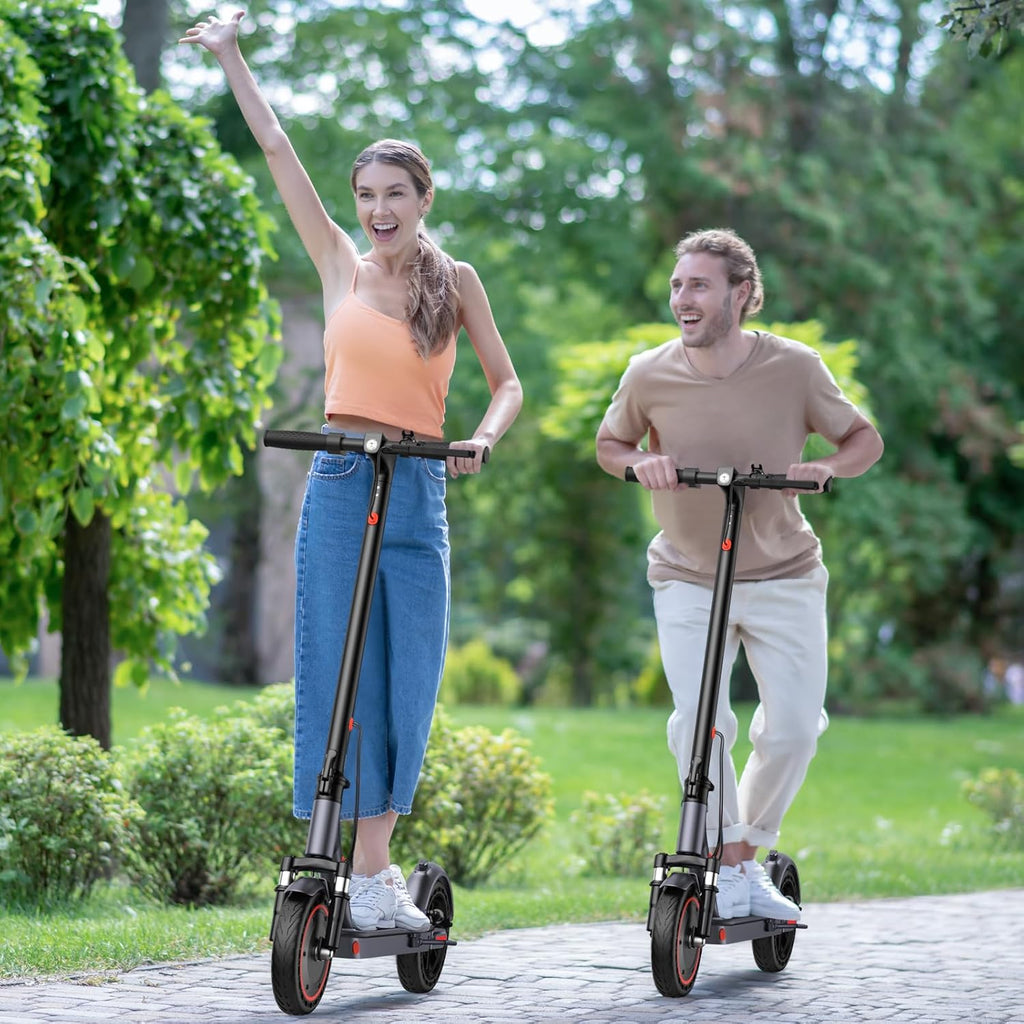 2026 Electric Scooter, Electric Scooter with Seat for Adults, Foldable E-Scooter with Basket, 500W Motor, 27-Mile Range, 22 MPH Max Speed, 14" Adult Commuter E Kick Scooter