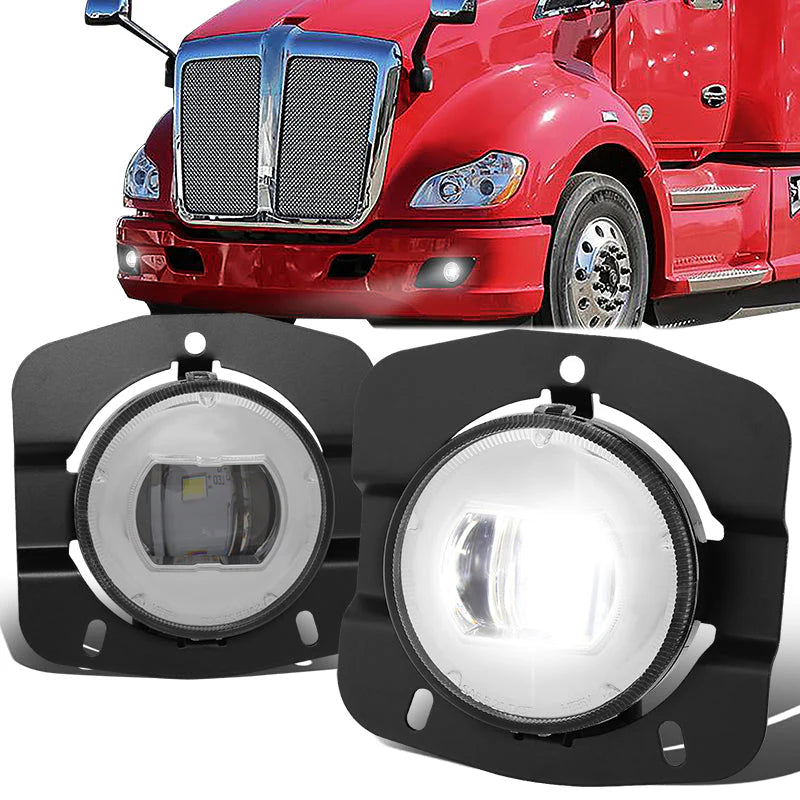 LED DRL Projector Fog Lights 11-22 Kenworth T680