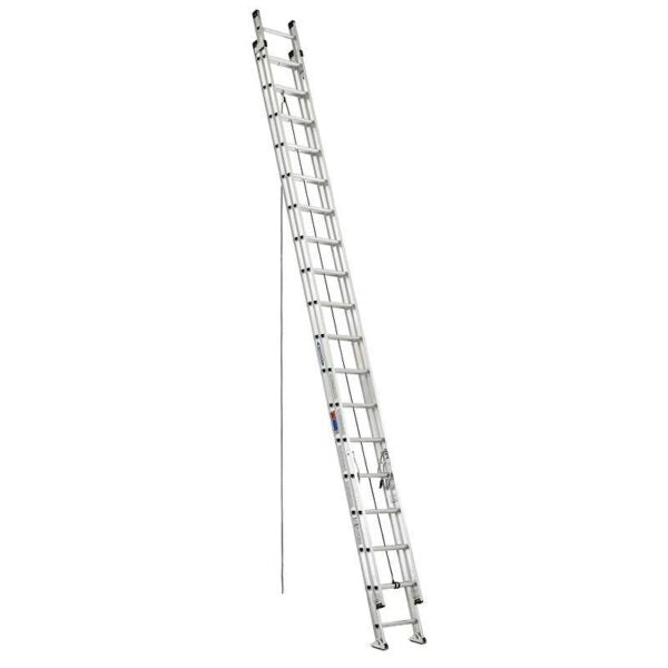 2026 Werner D1536-2 Aluminum Extension Ladder 36 ft, 300 lb Capacity, Heavy-Duty I-Beam Rails