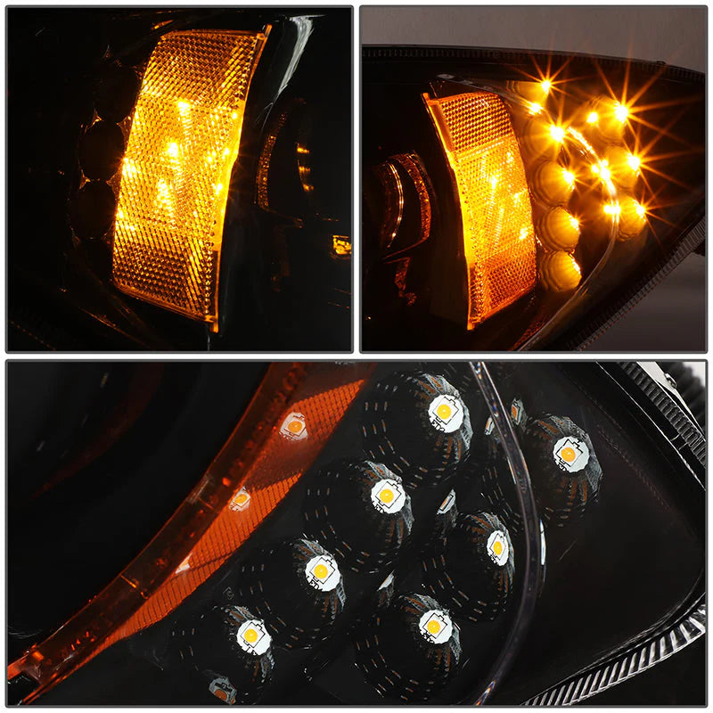 LED DRL Halo Projector Headlights 09-18 International Harvester ProStar