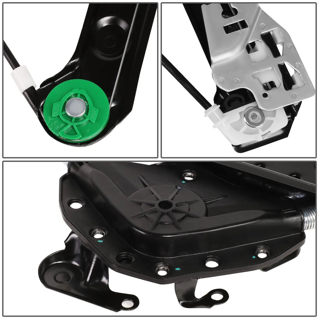 01-05 BMW 325I 325XI 330I 330XI 4-Door Power Window Regulator w/o Motor - Front Right Passenger Side