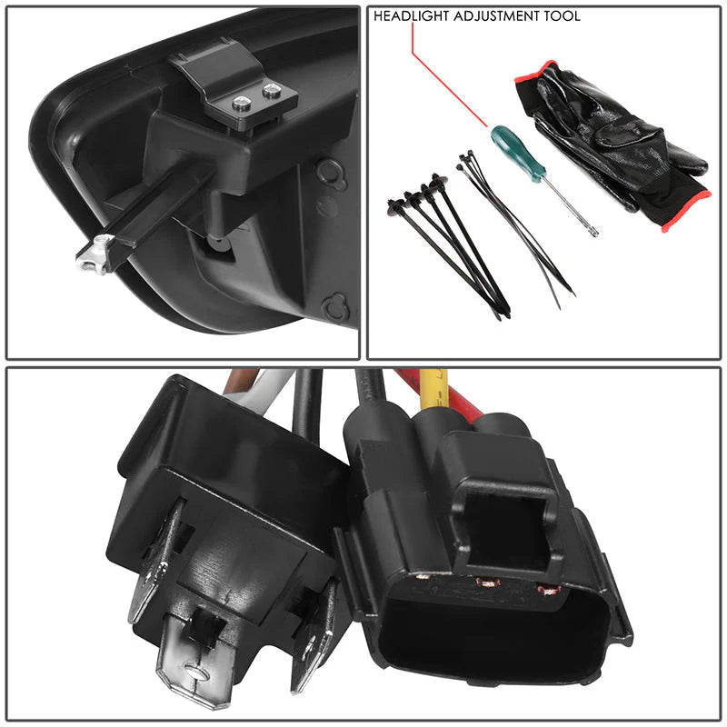 LED DRL Halo Sequential Headlights 06-17 Hino 338 268 258