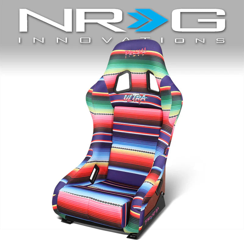 Vegan Micro Fiber Fixed Back Racing Bucket Seat Universal
