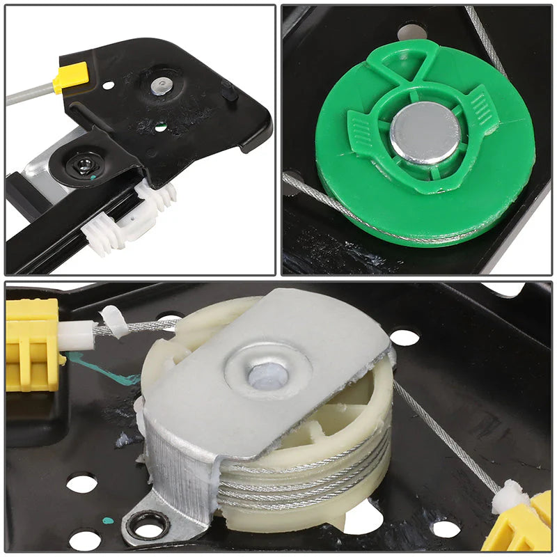 04-08 Ford F150 06-08 Lincoln Mark LT Crew Cab Power Window Regulator w/o Motor - Front Right Side