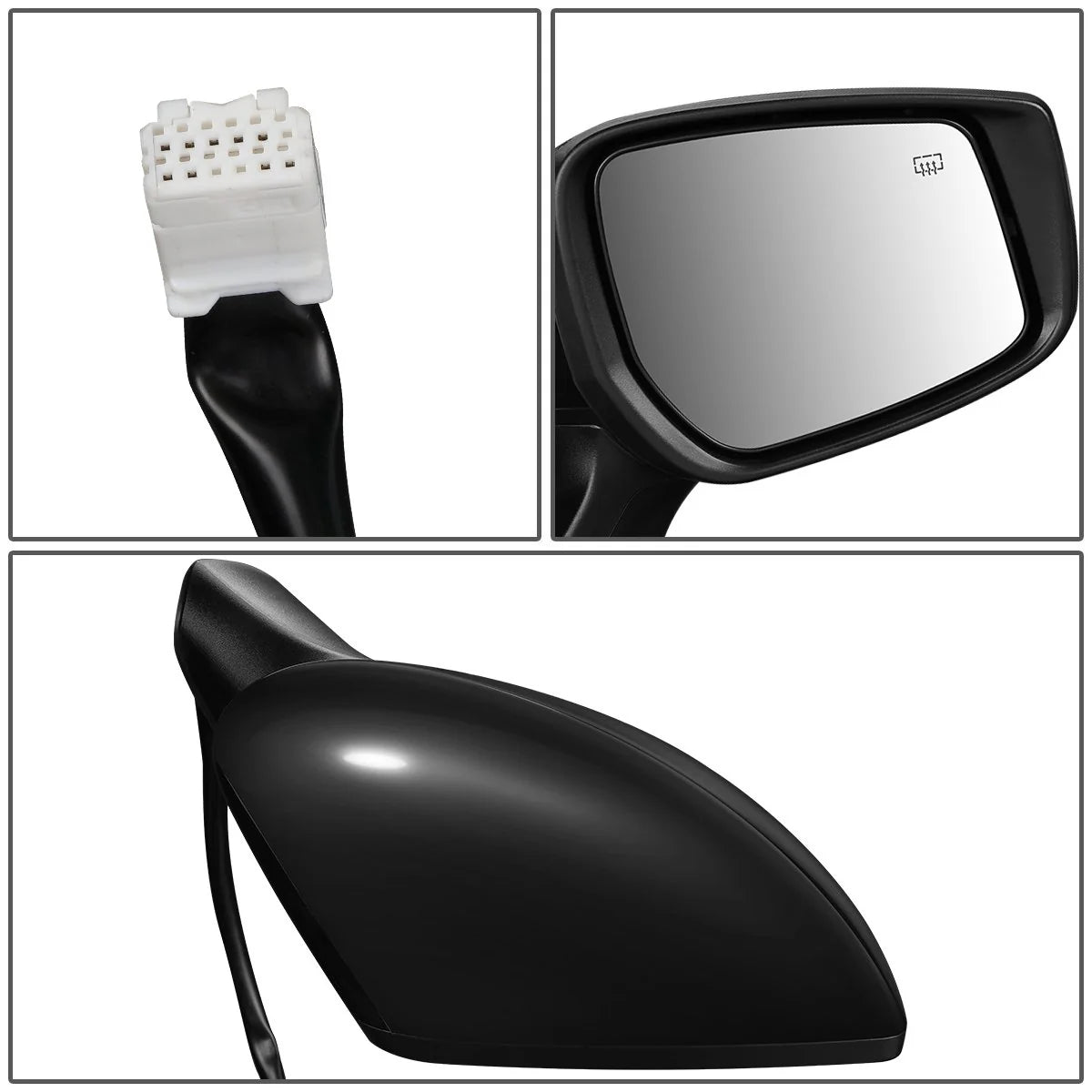 Powered Heated Side View Mirror (Right) 15-17 Nissan Versa
