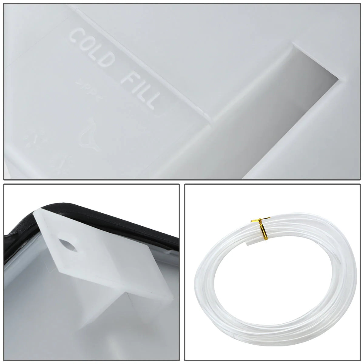 87-97 Ford F150 F250 F350 Bronco/ 91-94 Explorer Combined Coolant/ Windhield Washer Fluid Reservoir