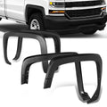 Factory Style Matte Fender Flares 14-19 Chevrolet Silverado 1500 2500HD 3500HD