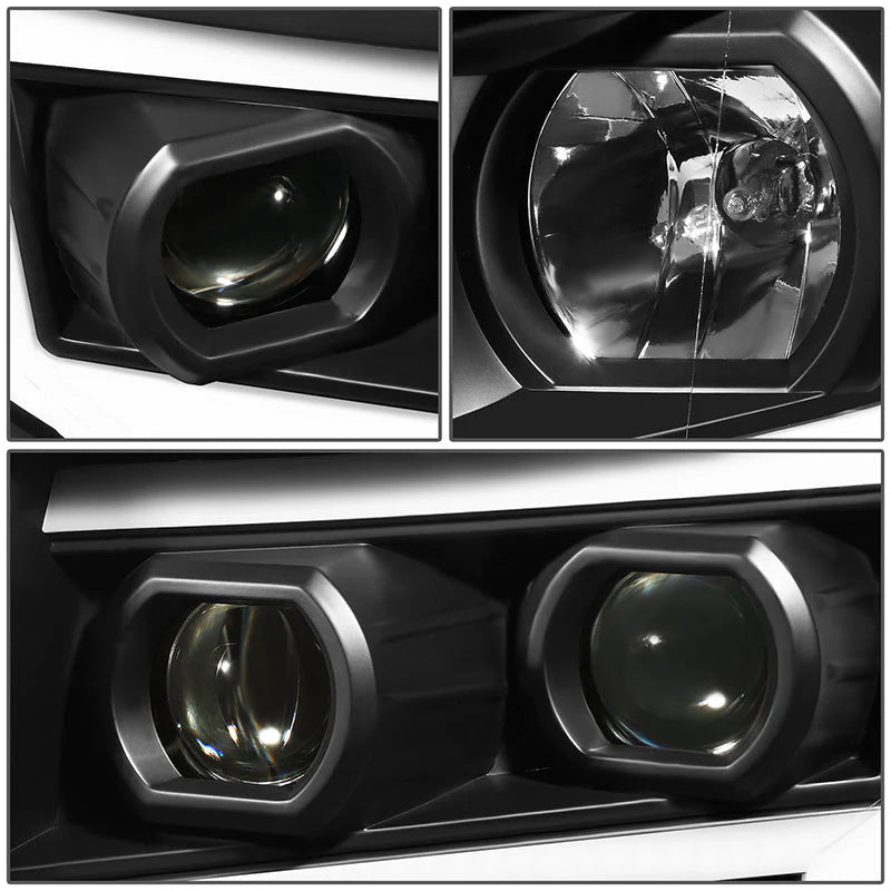LED DRL Projector Headlights 16-22 Nissan Titan, Titan XD