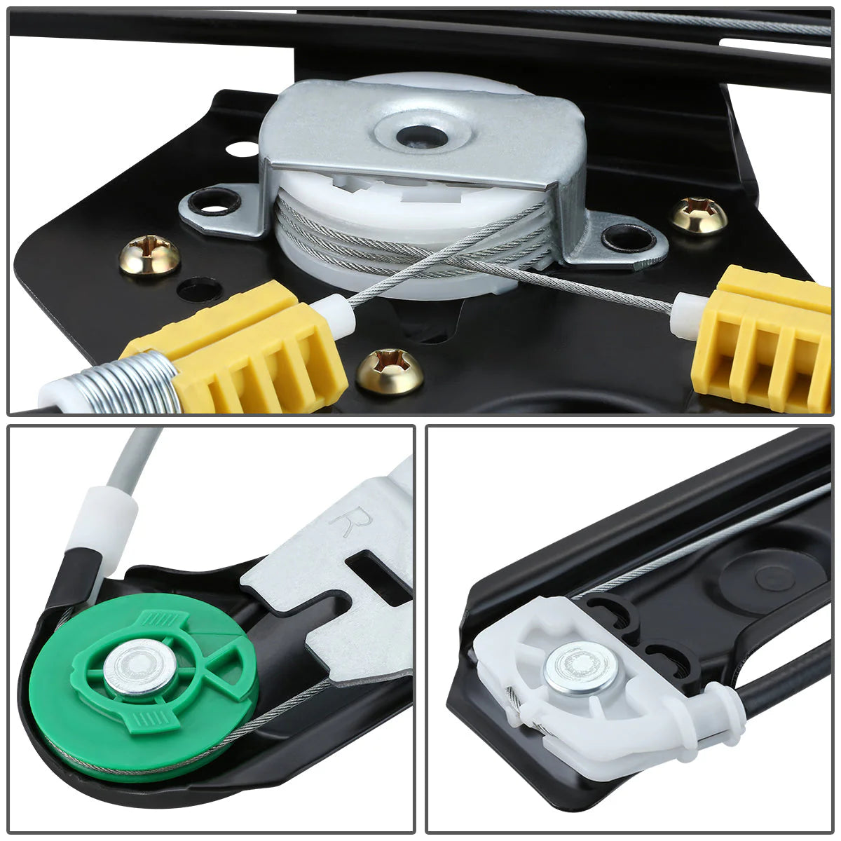 01-05 BMW 325I 325Xi 330I 330Xi 4Dr Power Window Regulator w/Motor - Rear Right Passenger Side
