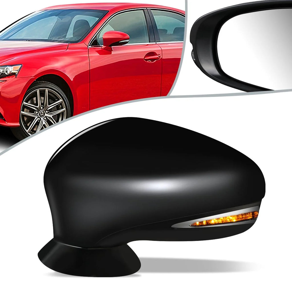 Powered Heated Side View Mirror (Left) 16-17 Lexus IS200, 14-15 IS250, 16-20 IS300