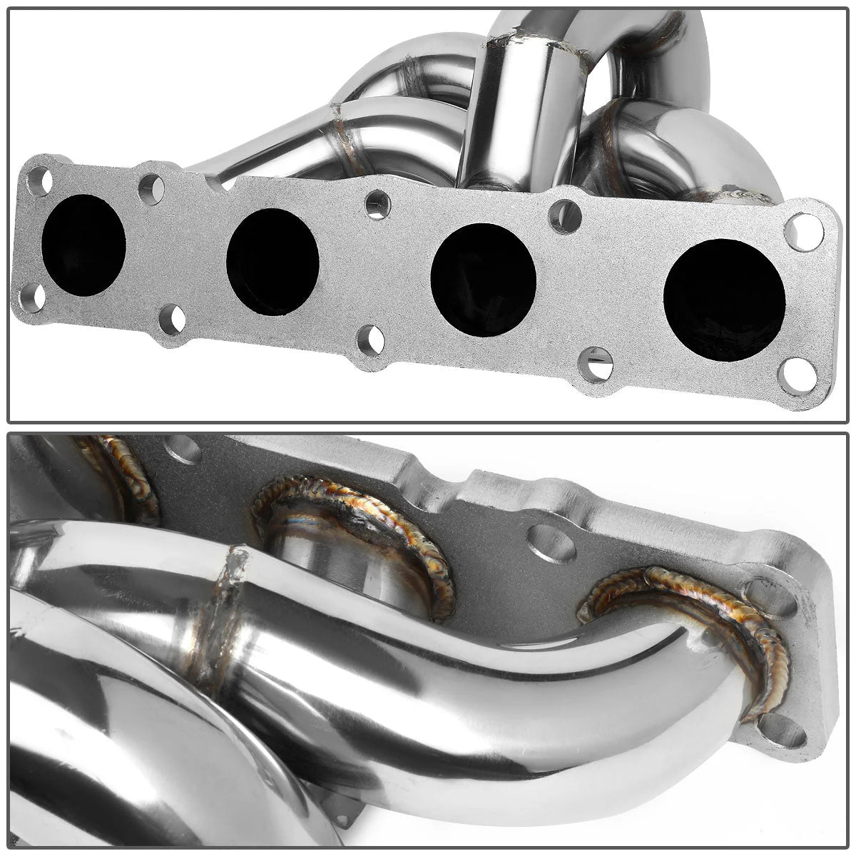 10-14 Hyundai Genesis Coupe 2.0T factory Style TD04 Turbo Manfild - Stainless Steel