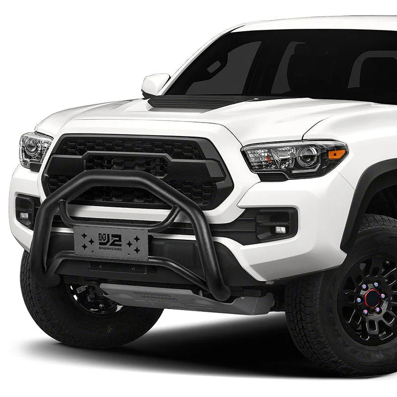 05-22 Toyota Tacoma Front Bumper Grille Guard - Carbon Steel