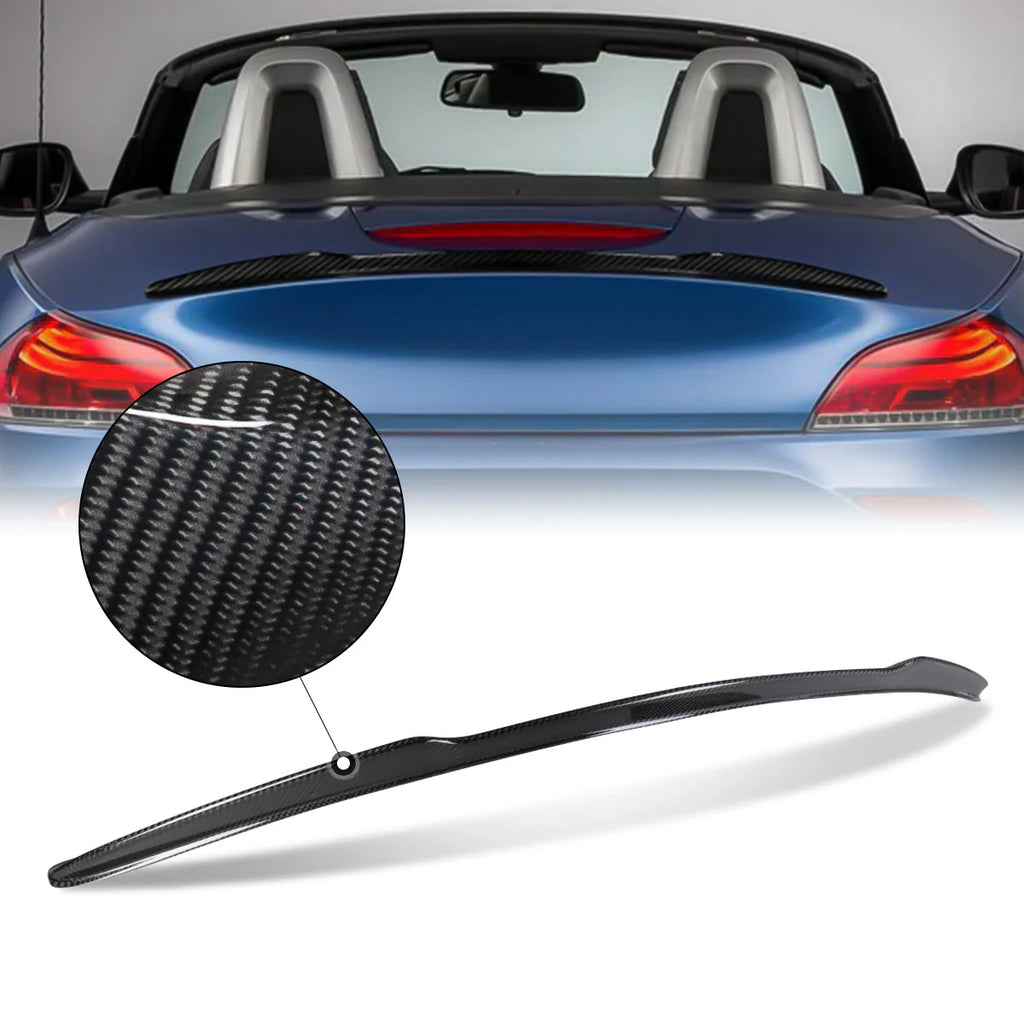 V-Style Duck Bill Carbon Fiber Rear Trunk Lid Spoiler 09-16 BMW Z4
