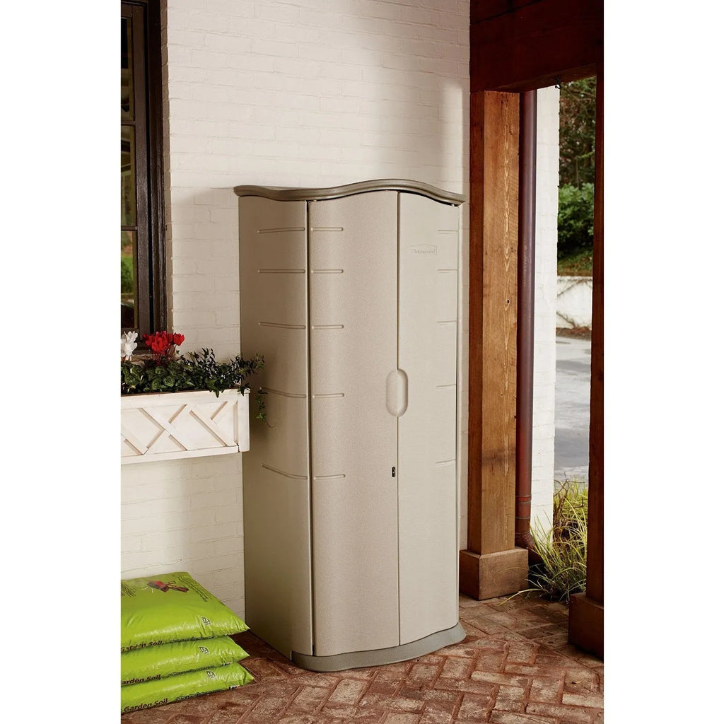 2026 Rubbermaid Vertical Resin Weather Resistant Outdoor Storage Shed