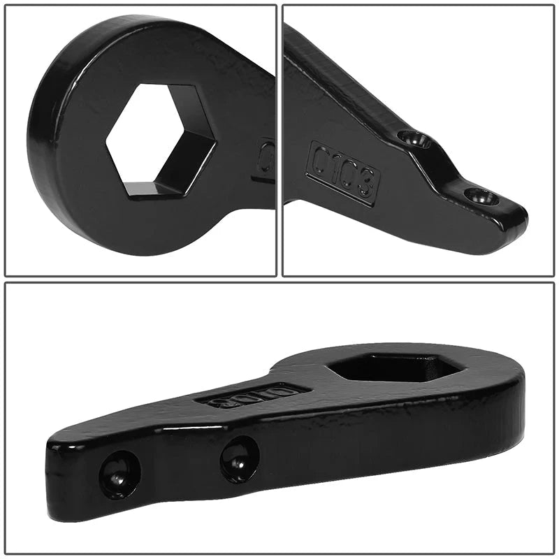 99-06 Chevy Silverado GMC Sierra 1500 4WD 1 in. -3 in. Front Leveling Torsion Key Kit