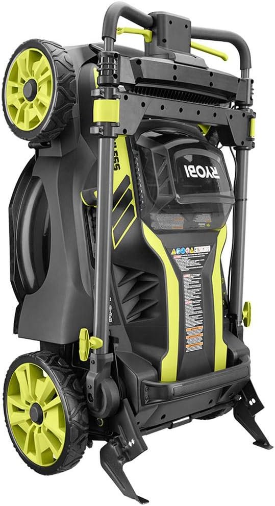 2026 20" RY40190 40-Volt Brushless Lithium-Ion Cordless Battery Self Propelled Lawn Mower with 5.0 Ah Battery and Charger Included