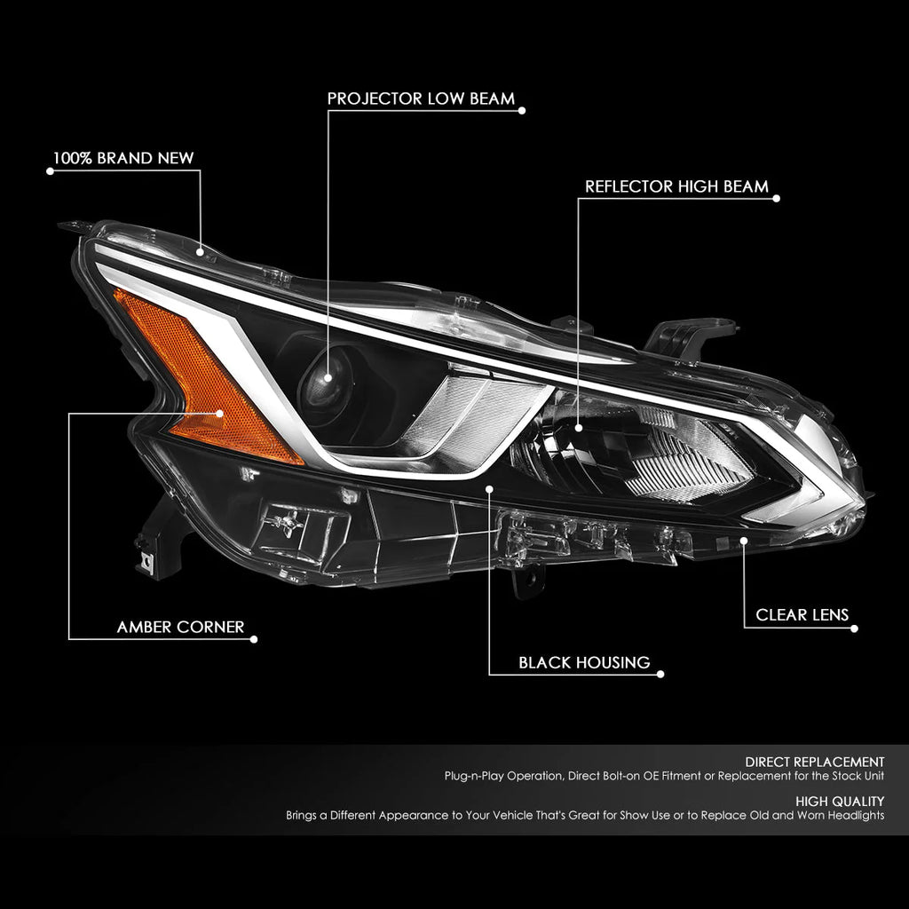 Factory Style Projector Headlight (Right) 19-22 Nissan Altima