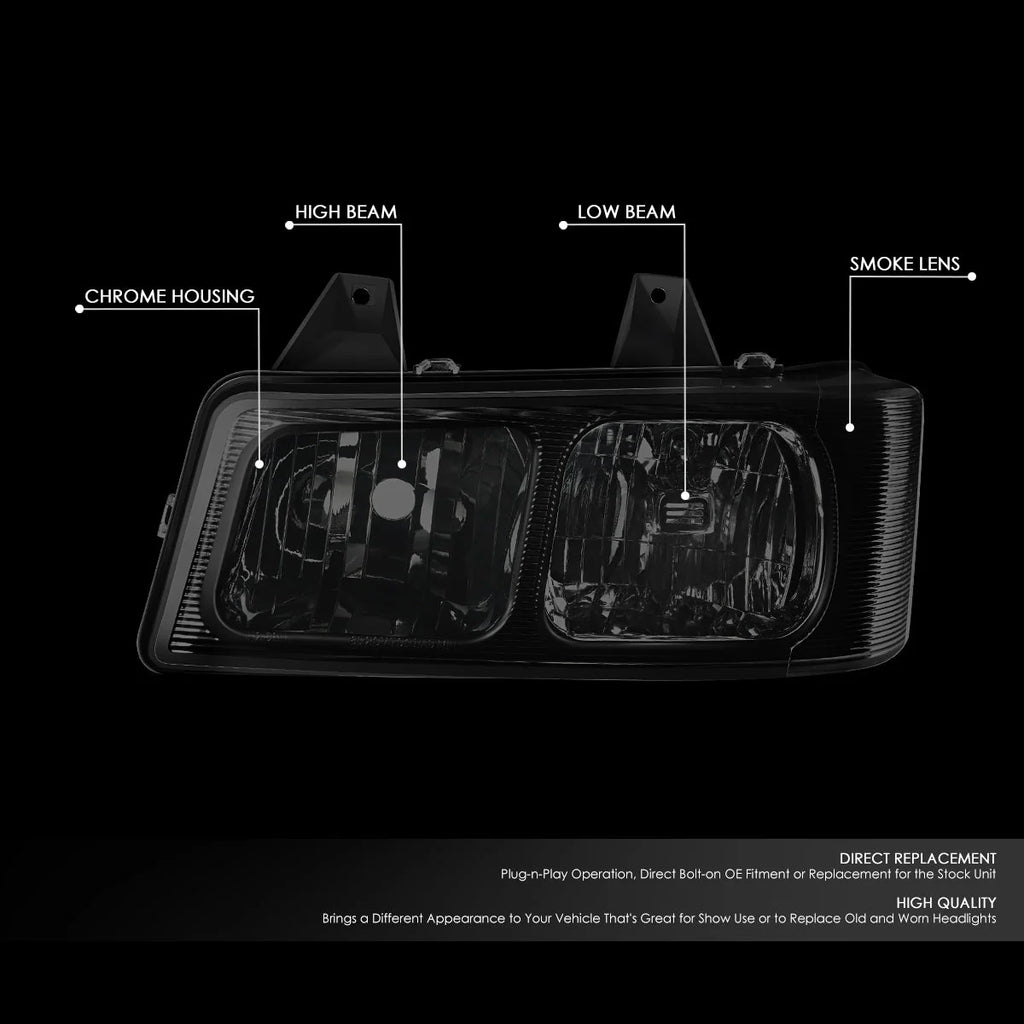Factory Style Headlights 03-23 Chevrolet Express / GMC Savana 1500-4500