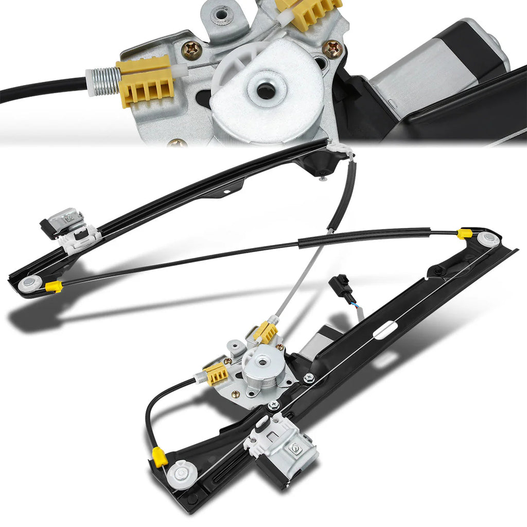 07-13 Chevy Silverado GMC Sierra 1500 2500 3500 Power Window Regulator w/Motor - Rear Left Side