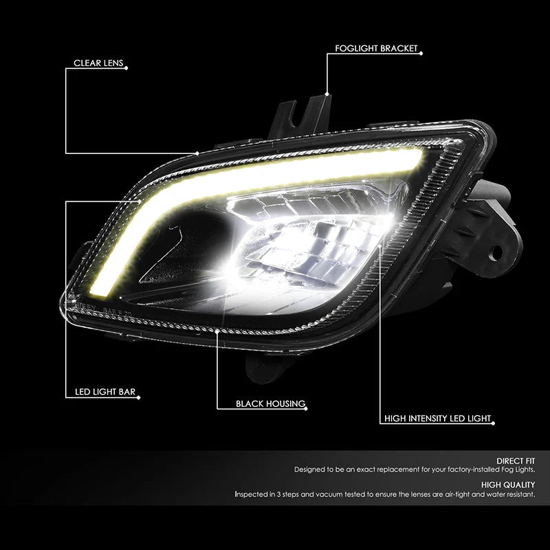 LED DRL Fog Lights 18-22 Freightliner Cascadia