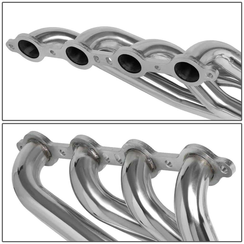 99-06 Chevy Silverado GMC Sierra 4.8L 5.3L 6.0L V8 Long Tube Exhaust Header Y-Pipe Stainless Steel