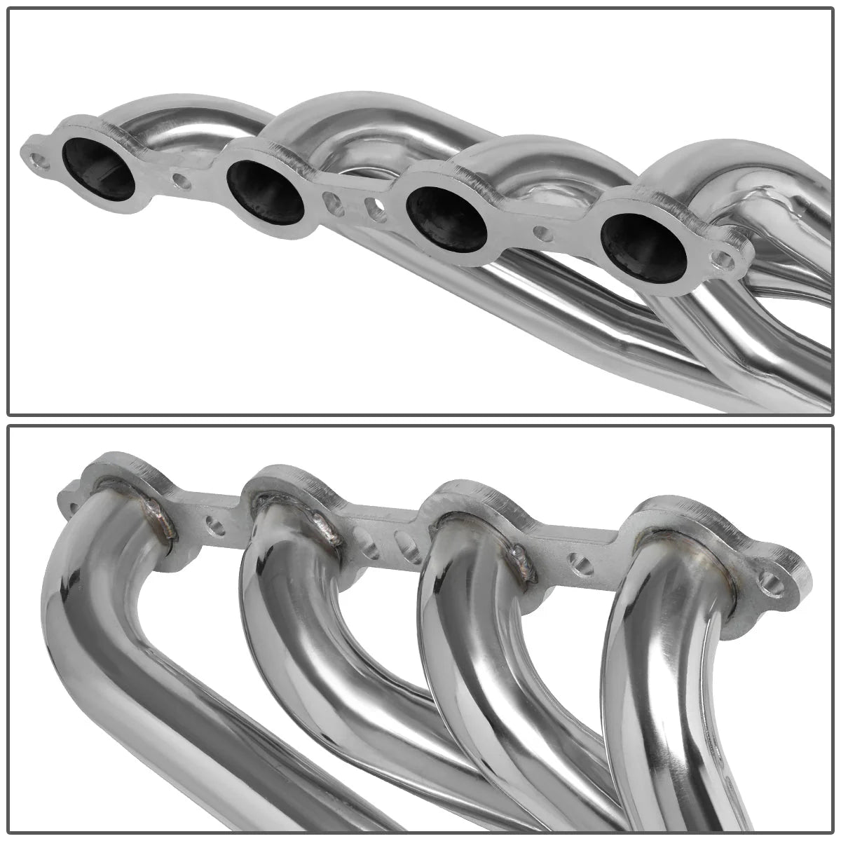 99-06 Chevy Silverado GMC Sierra 4.8L 5.3L 6.0L V8 Long Tube Exhaust Header Y-Pipe Stainless Steel