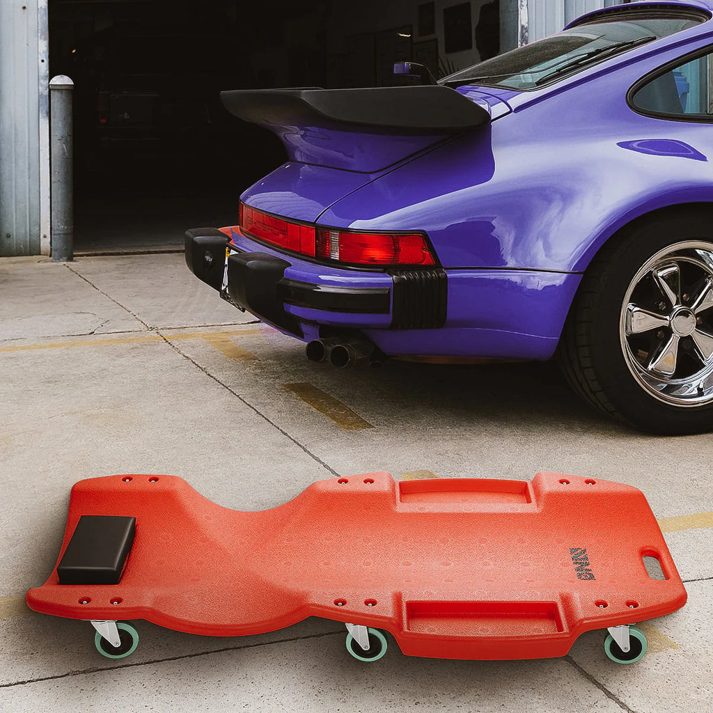 Heavy Duty Low Profile Roller Automotive Creeper - 46.8 in. L x 23.6 in. W [A Variety of Color Options]