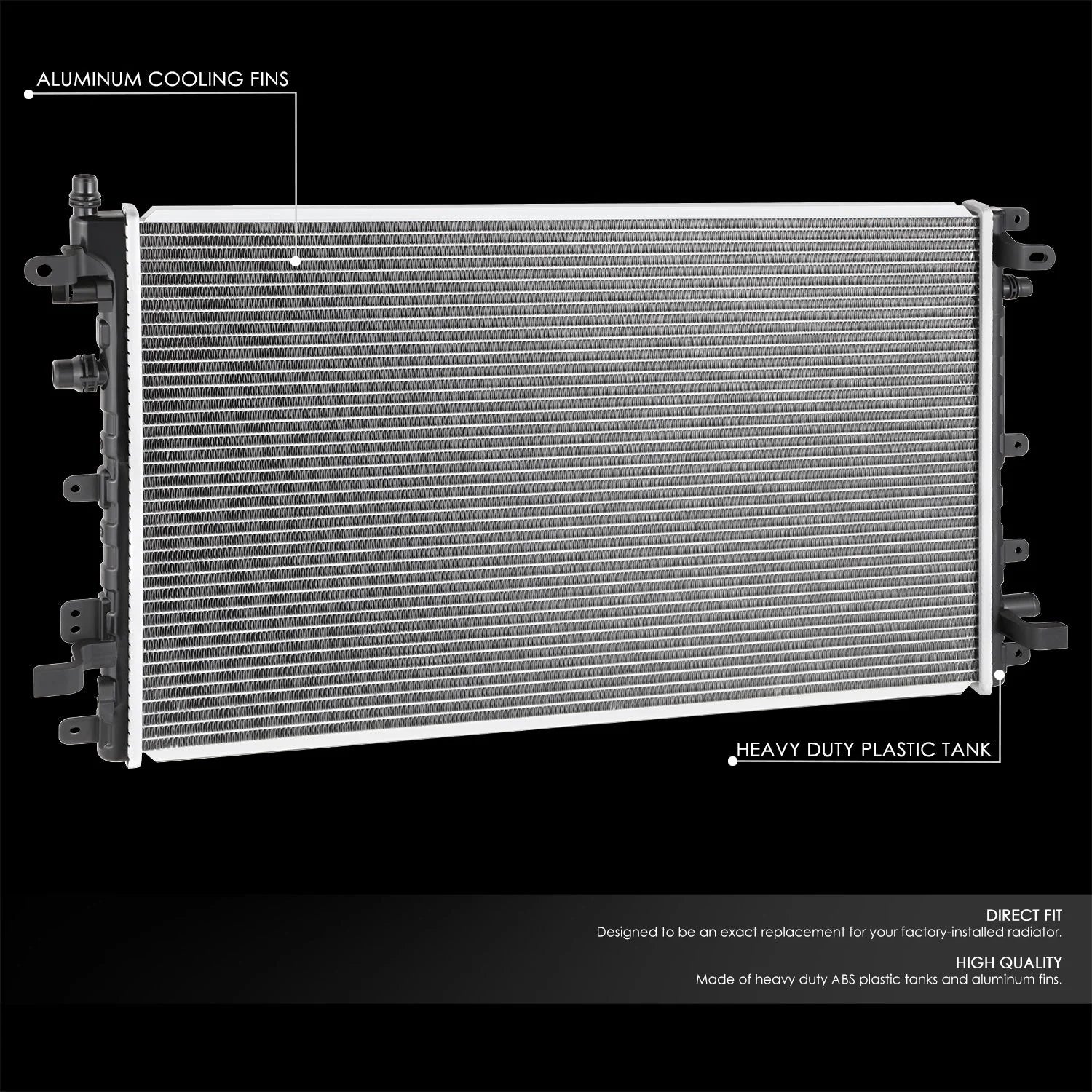 13302 Replacement Radiator 11-15 Chevy Volt, 14-16 Cadillac ELR