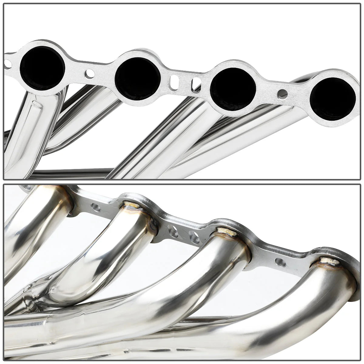 07-13 Chevy Silverado GMC Sierra 4.8L 5.3L 6.0L 6.2L Exhaust Header w/Y-Pipe - Stainless Steel
